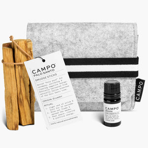 WOODS Kit - Pure Essential Oil + Palo Santo Smudge Sticks