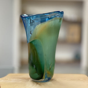 Landscape Blown Glass Vase (Sale 10% Discount)