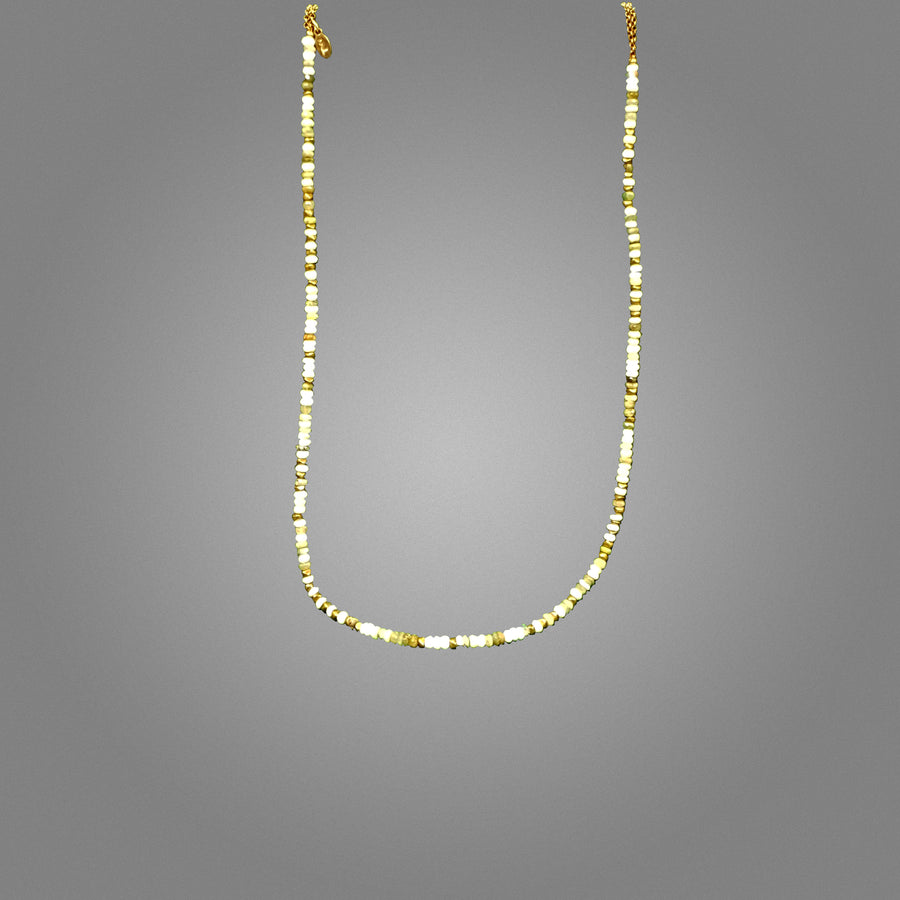 Larimar and Labradorite Layering Necklace